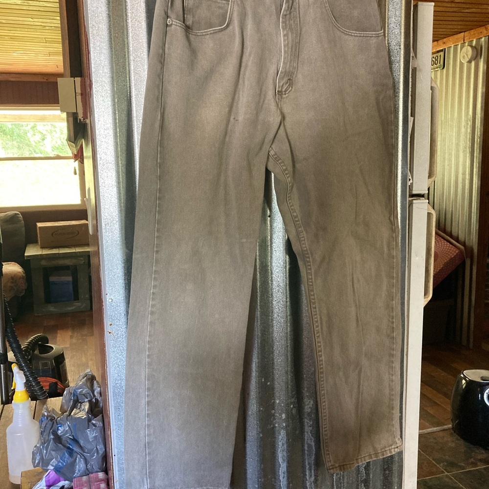 Mens Wrangler 34x34 khaki colored jeans